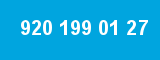 920 199 01 27 920 199 01 27